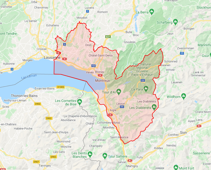 zone est vaudois