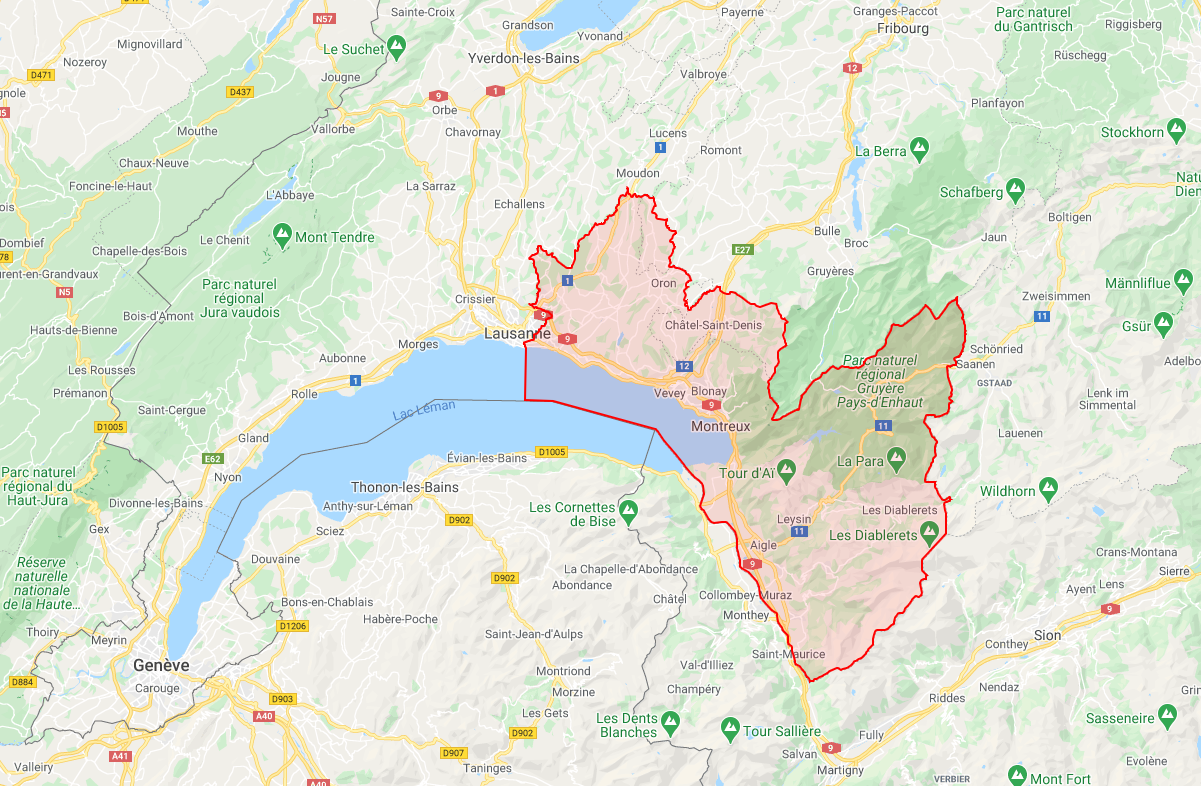 zone est vaudois